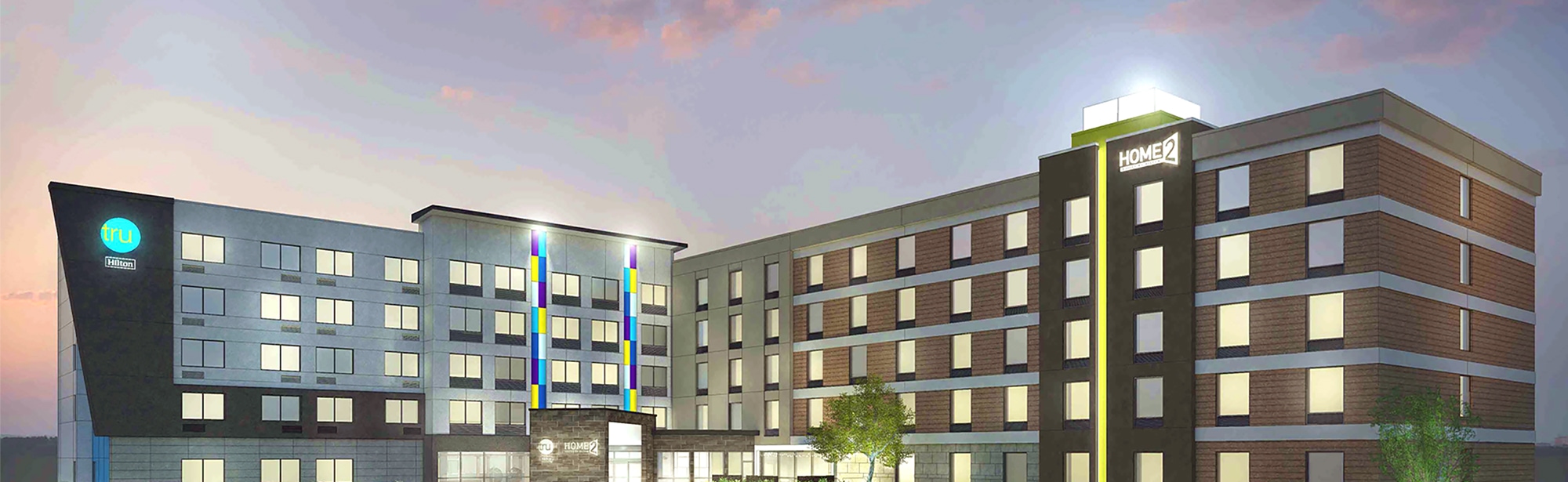 Development of Dual-Branded Hilton Hotel Investment